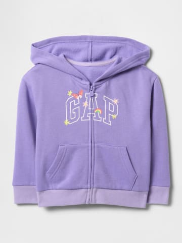 Sweatjacke in Lila