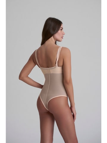 Body modelujące w kolorze beżowym