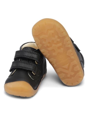 Leder-Lauflernschuhe in Schwarz