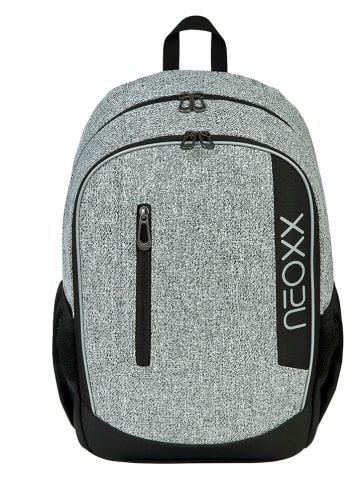 Rucksack "Flow" in Grau - (B)28 x (H)42,5 x (T)18 cm