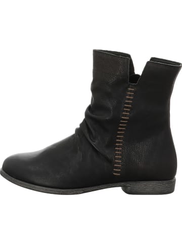 Leder-Boots in Schwarz