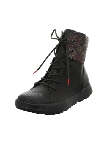 Leder-Boots in Schwarz