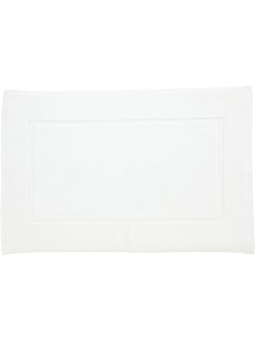 Badematte in Weiß - (L)50 x (B)80 cm