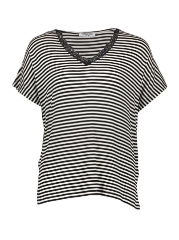 Shirt in Schwarz/ Weiß
