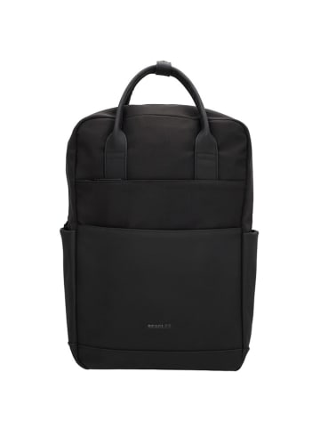 Rucksack "Kobe" in Schwarz - (B)17 x (H)37 x (T)10 cm