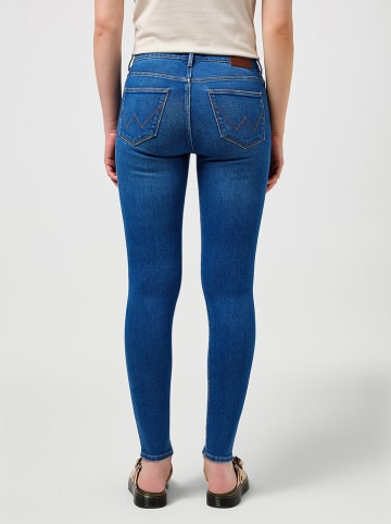 Dżinsy - Skinny fit - w kolorze niebieskim
