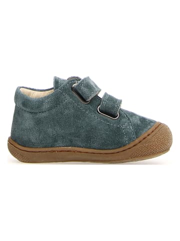 Leren loopleerschoenen "Cocoon" petrol