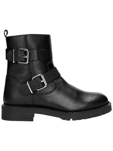Leder-Boots in Schwarz