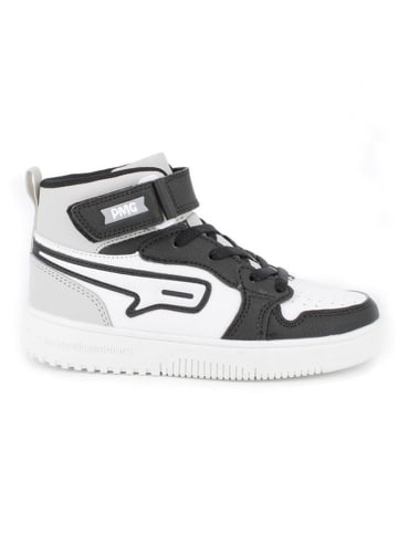 Sneakersy w kolorze biało-czarnym