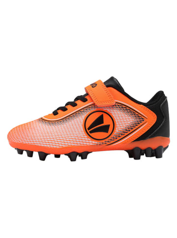 Natur- und Kunstrasen-Fußballschuhe "Course" in Orange/ Schwarz