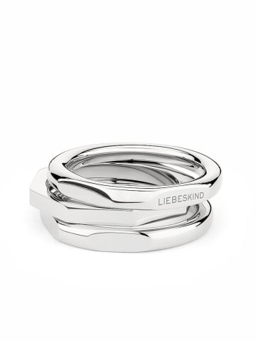 3er-Set: Ringe in Silber