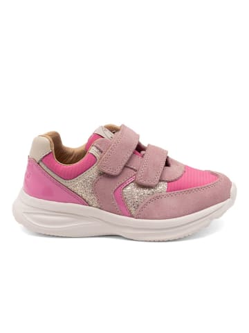 Leder-Sneakers "Yuki" in Pink