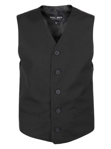 Kamizelka - Regular fit - w kolorze czarnym