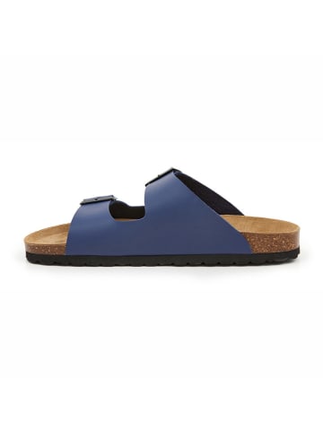 Pantoletten in Blau