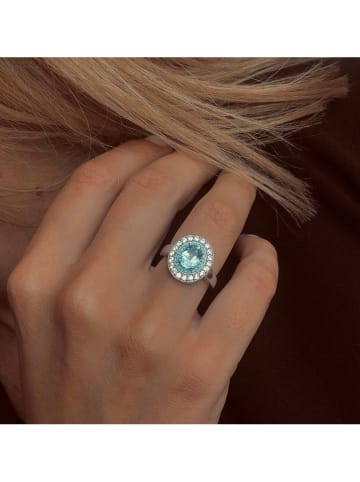 Silber-Ring mit Edelsteinen