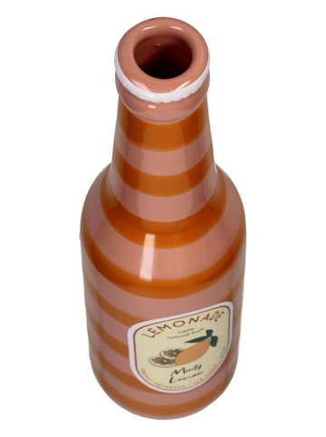 Wazon "Lemonade" w kolorze jasnoróżowo-pomarańczowym - wys. 24 x Ø 6,5 cm