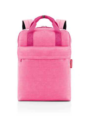 Rugzak "Allday" roze - (B)30 x (H)39 x (D)13 cm