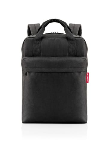 Rugzak "Allday" zwart - (B)30 x (H)39 x (D)13 cm