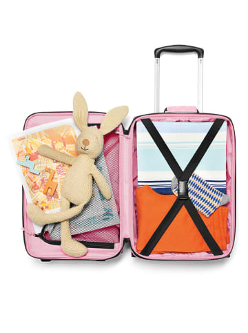 Softcasetrolley "Panda" lichtroze - (B)29 x (H)43 x (D)18 cm