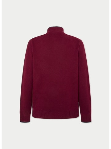 Wollpullover in Bordeaux