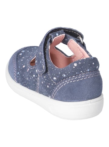 Leren sneakers donkerblauw