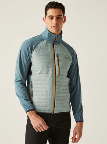 Hybridjacke "Pro II" in Hellblau/ Grau