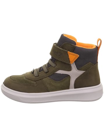 Leder-Sneakers "Cosmo" in Khaki