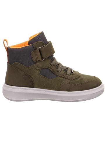 Leder-Sneakers "Cosmo" in Khaki