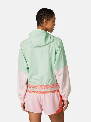 Softshelljacke "Silje" in Grün/ Rosa