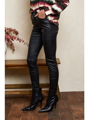 Kunstleren broek "Ramos" zwart