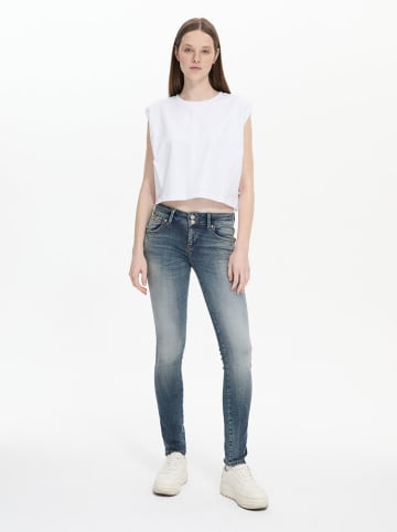 Dżinsy "Molly" - Skinny fit - w kolorze niebieskim