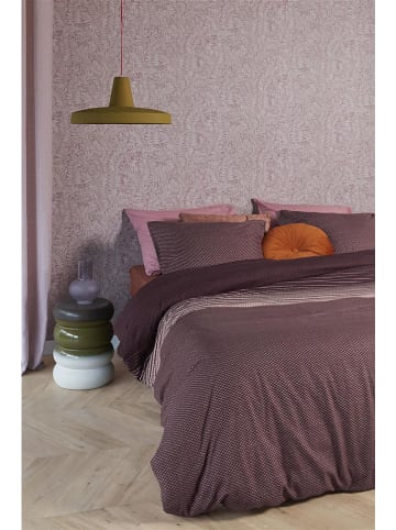 Flanell-Bettwäsche-Set ''Demi'' in Bordeaux
