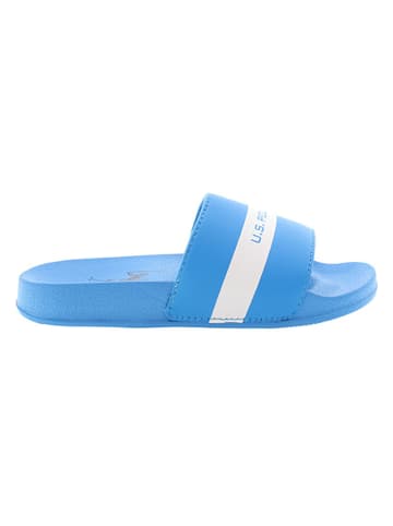 Pantoletten in Blau