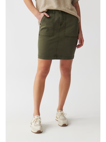 Jeans-Rock in Khaki