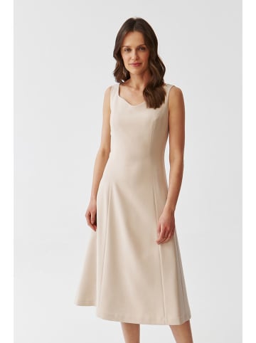 Kleid in Beige