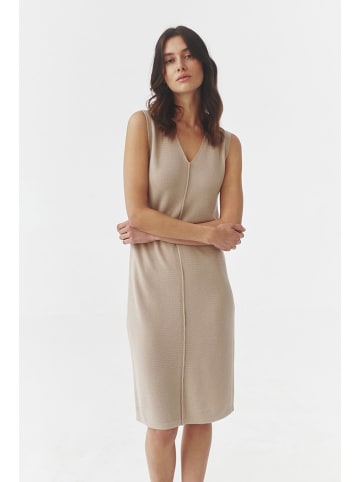 Gebreide jurk beige
