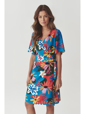 Jurk blauw/meerkleurig