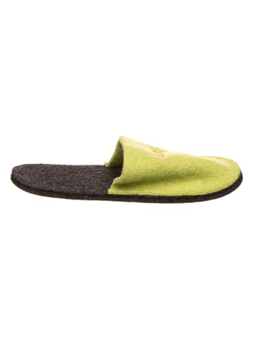 Pantoffels "Happy" geel