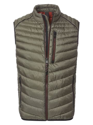 Steppweste in Khaki
