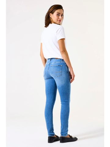 Dżinsy - Skinny fit - w kolorze niebieskim