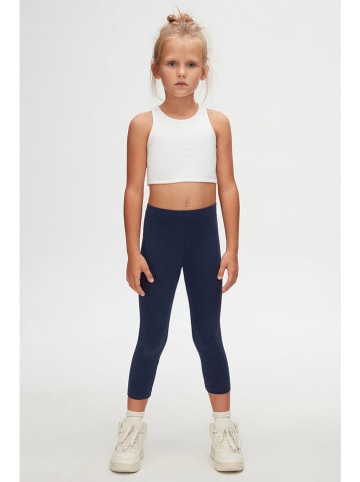 Legginsy w kolorze granatowym