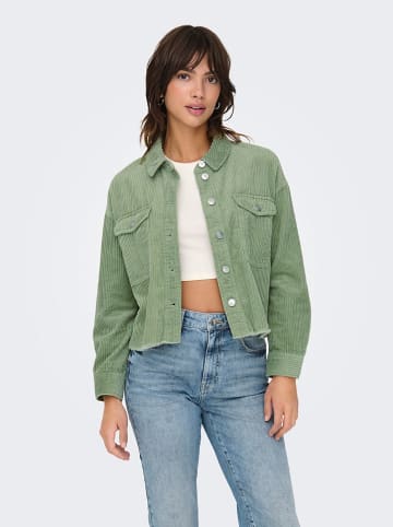 Spijkerjas groen