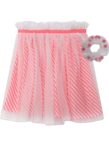 2-delige outfit lichtroze/wit