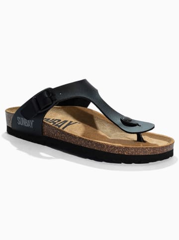 Teenslippers "Camelia" zwart