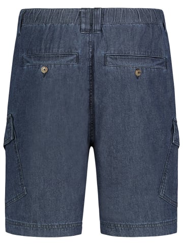 Spijkercargoshort donkerblauw