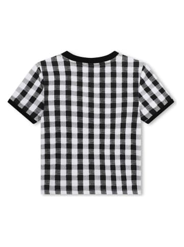Shirt in Schwarz/ Weiß