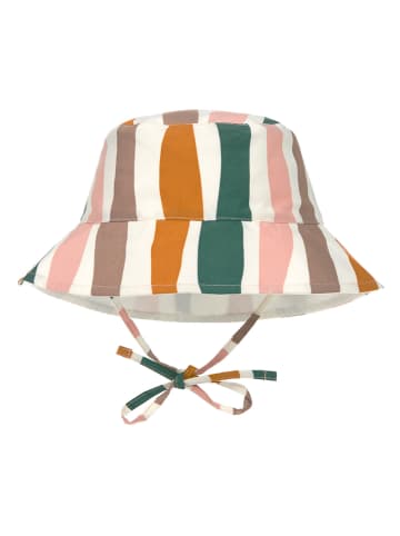 Wende-Sonnenhut in Creme/ Bunt