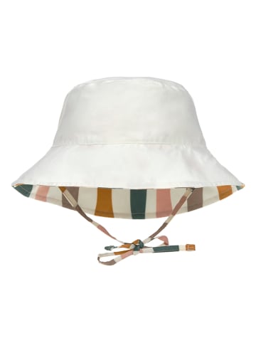 Wende-Sonnenhut in Creme/ Bunt