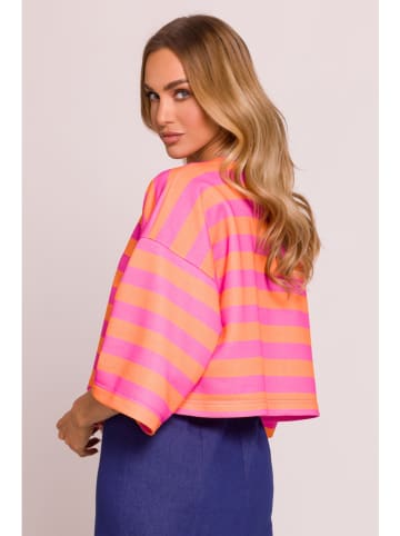 Blouse roze/oranje