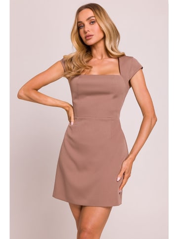 Kleid in Hellbraun